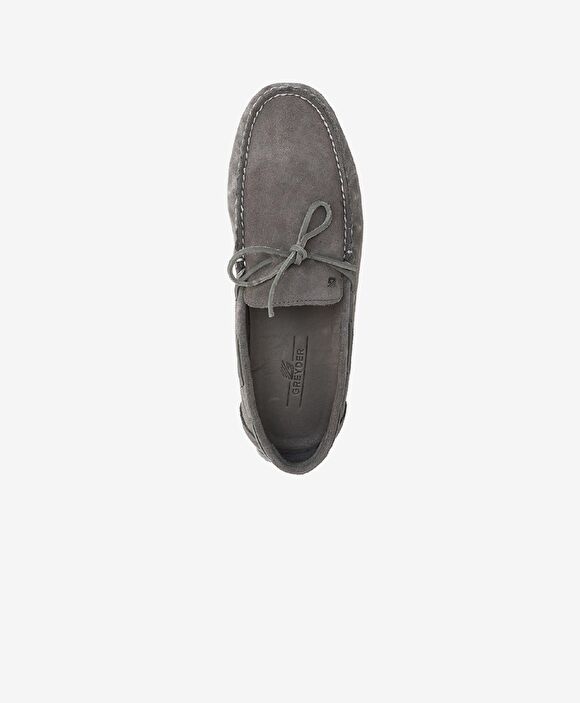 Erkek Füme Hakiki Deri Loafer Ayakkabı