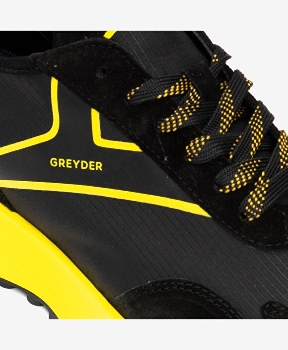 Erkek Siyah Sarı Hakiki Deri Spor Ayakkabı