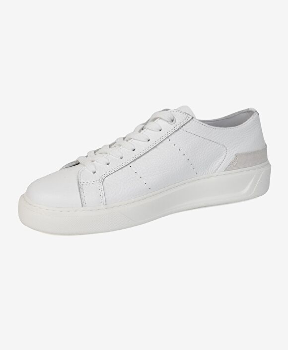 Erkek Beyaz Hakiki Deri Sneaker Ayakkabı