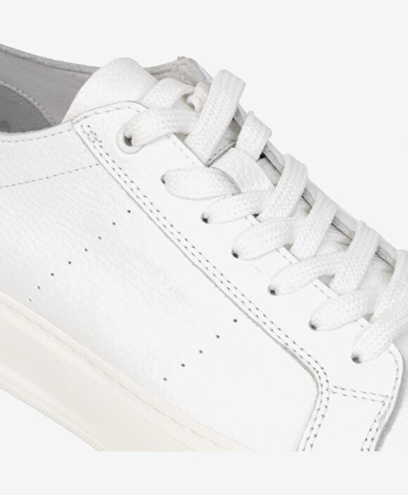 Erkek Beyaz Hakiki Deri Sneaker Ayakkabı