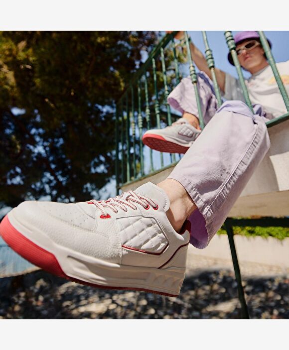 Erkek Beyaz Yeşil Hakiki Deri Sneaker Ayakkabı