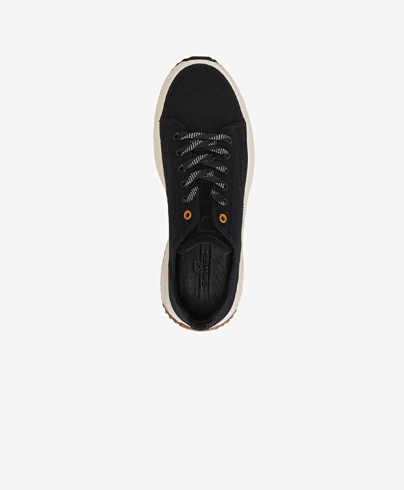 Erkek Siyah Hakiki Deri Sneaker Ayakkabı