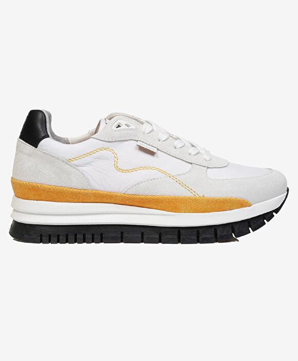 GreyderLab Erkek Beyaz Sarı Sneaker Ayakkabı