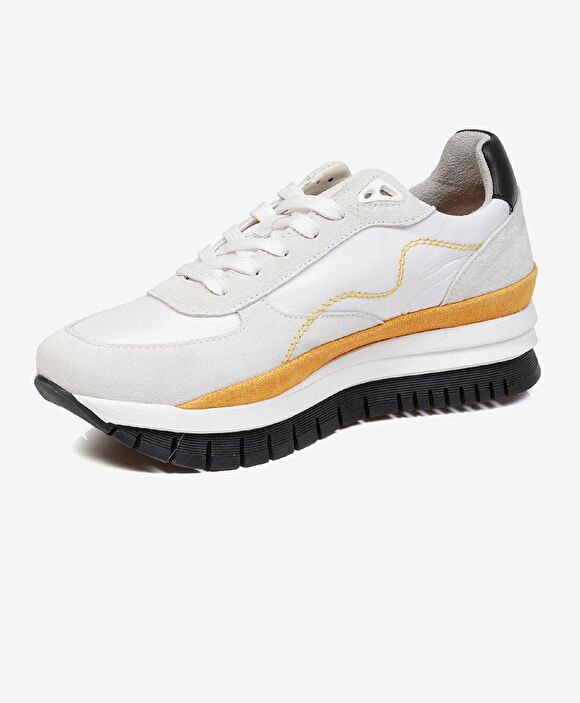 GreyderLab Erkek Beyaz Sarı Sneaker Ayakkabı