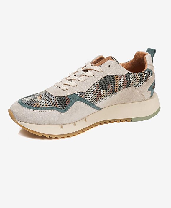 GreyderLab Erkek Yeşil Bej Sneaker Ayakkabı