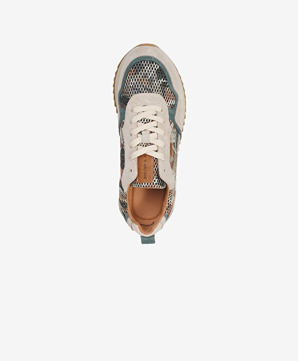 GreyderLab Erkek Yeşil Bej Sneaker Ayakkabı