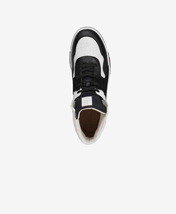 GreyderLab Erkek Siyah Beyaz Sneaker Ayakkabı