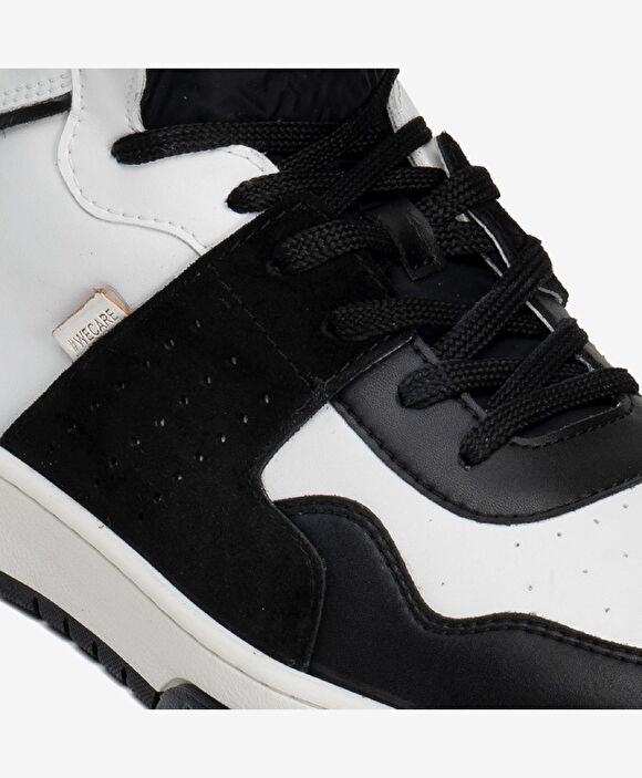 GreyderLab Erkek Siyah Beyaz Sneaker Ayakkabı