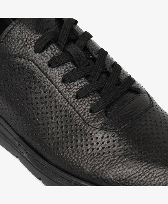 Erkek Siyah Hakiki Deri Casual Ayakkabı