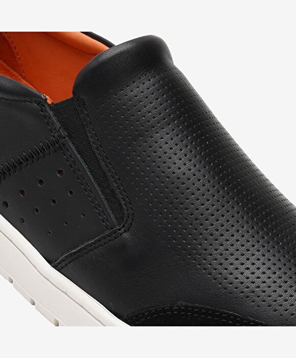 Erkek Siyah Hakiki Deri Casual Ayakkabı