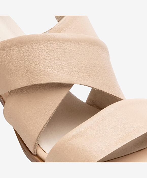 Kadın Somon Hakiki Deri Sandalet