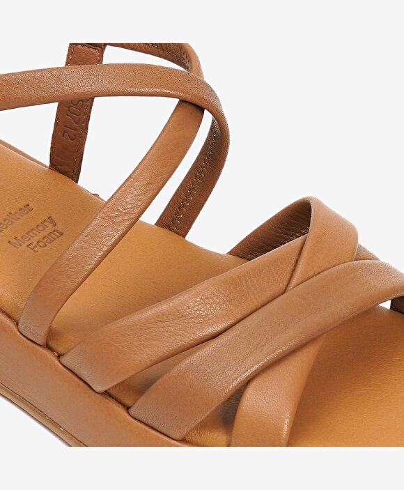 Kadın Taba Hakiki Deri Sandalet