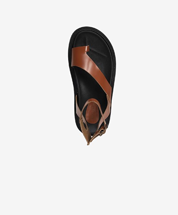 Kadın Taba Hakiki Deri Sandalet