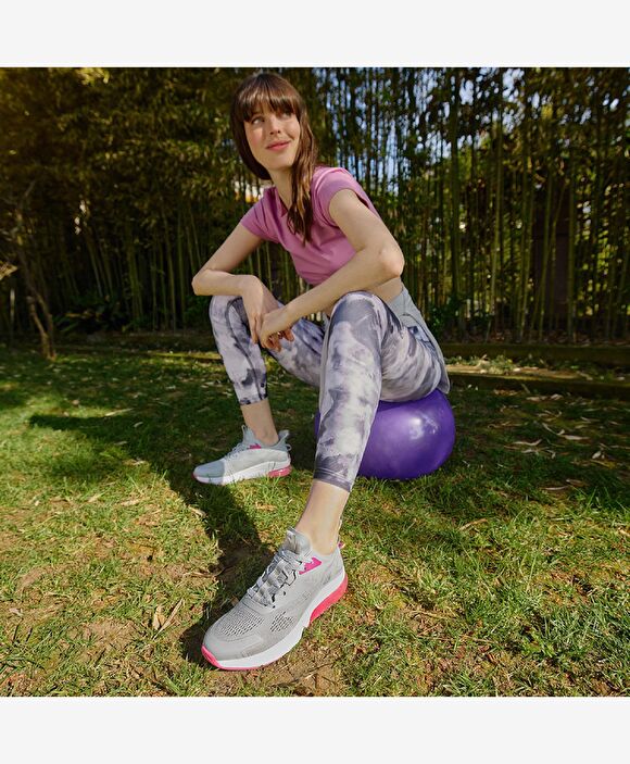 Kadın Gri Hakiki Deri Spor Ayakkabı