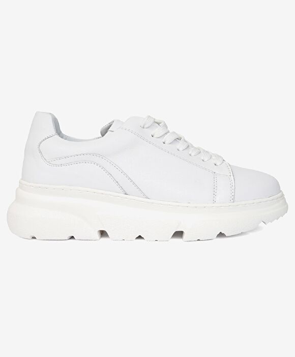 Kadın Beyaz Hakiki Deri Spor Ayakkabı