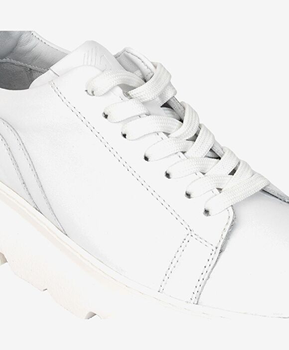 Kadın Beyaz Hakiki Deri Spor Ayakkabı