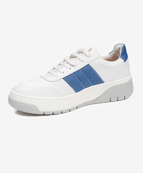 GreyderLab Kadın Beyaz Mavi Sneaker Ayakkabı