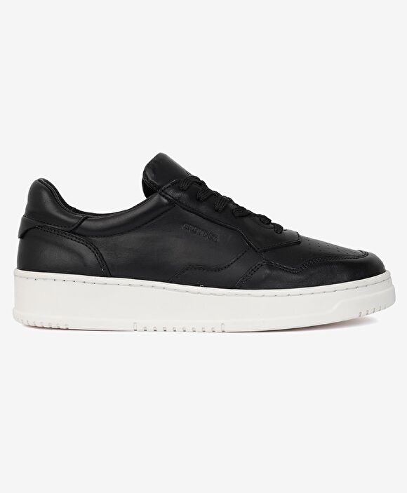 Kadın Siyah Hakiki Deri Sneaker Ayakkabı