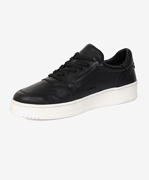 Kadın Siyah Hakiki Deri Sneaker Ayakkabı