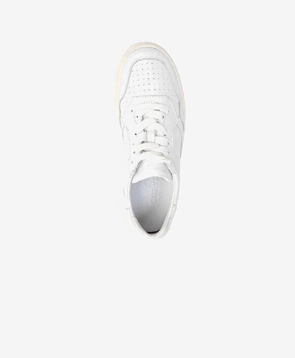 Kadın Beyaz Hakiki Deri Sneaker Ayakkabı
