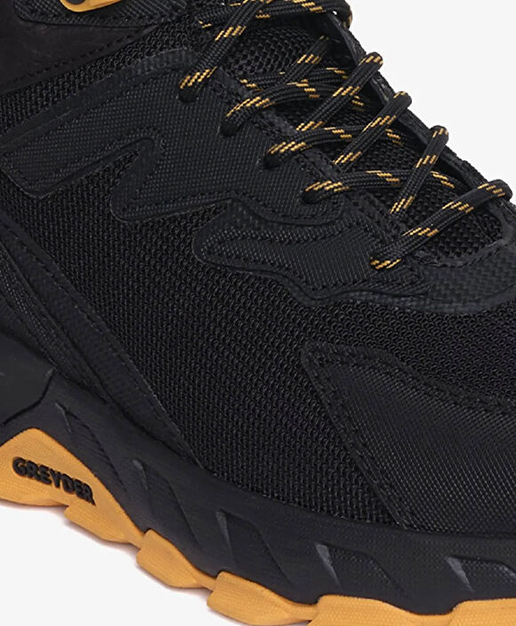 Erkek Siyah Sarı Su Geçirmez Outdoor Bot