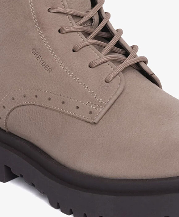 Erkek Koyu Vizon Hakiki Deri Klasik Bot