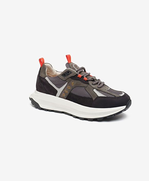 Greyder LAB Kadın Siyah Hakiki Deri Spor Ayakkabı 4K2SA45220