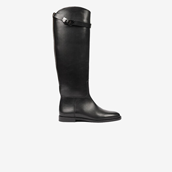 Kadın Siyah Hakiki Deri Çizme