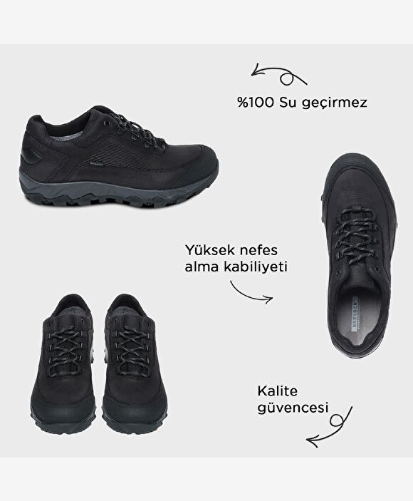 Siyah Su Geçirmez Ayakkabı
