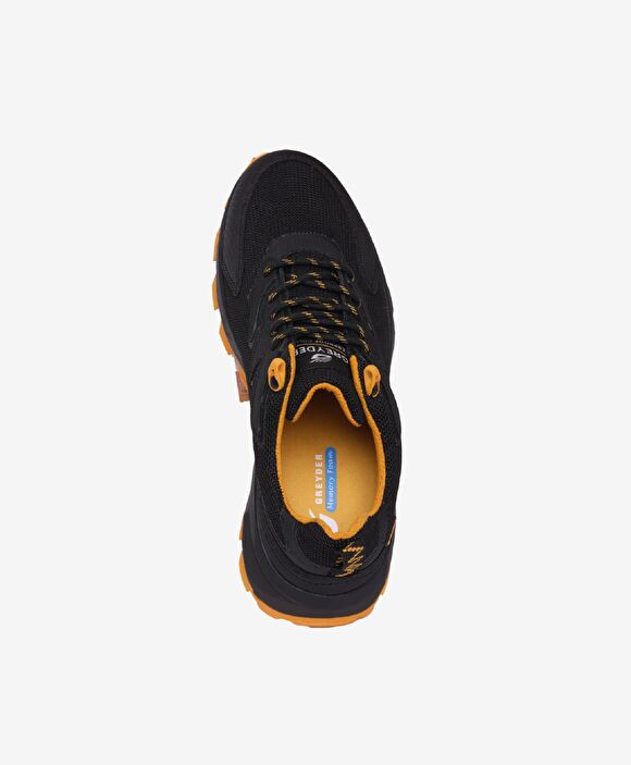 Siyah Sarı Su Geçirmez Ayakkabı