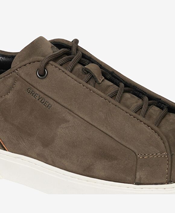 Erkek Duman Hakiki Deri Sneaker Ayakkabı