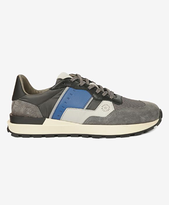 Erkek Füme Hakiki Deri Sneaker Ayakkabı