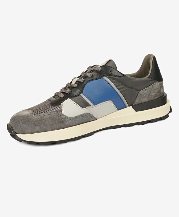 Erkek Füme Hakiki Deri Sneaker Ayakkabı