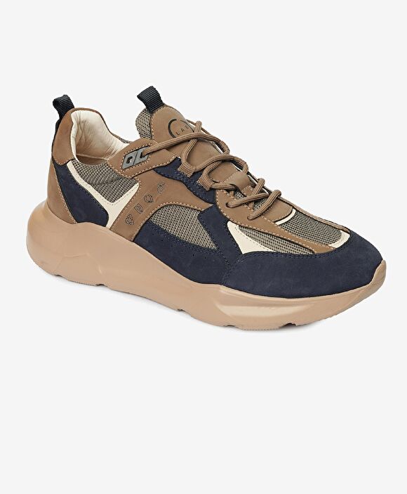 Greyder LAB Erkek Mavi Kahverengi Sneaker Ayakkabı