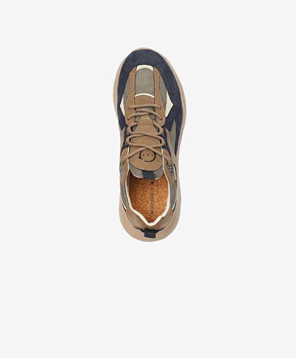 Greyder LAB Erkek Mavi Kahverengi Sneaker Ayakkabı