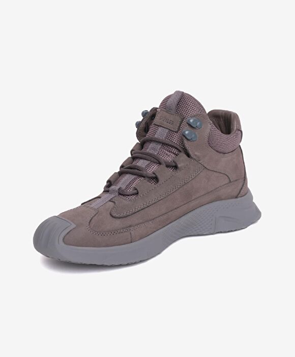 Erkek Füme Hakiki Deri Sneaker Bot