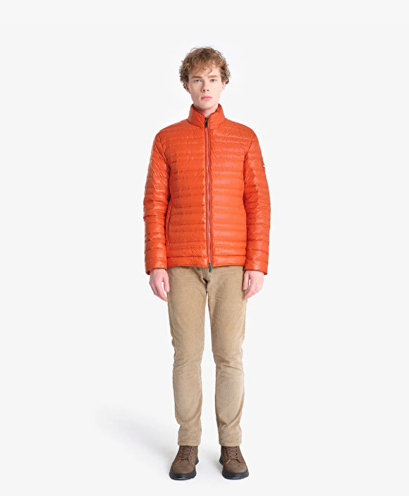 Erkek Parlak Nar Çiçeği Su İtici Mont 4K1TM83513