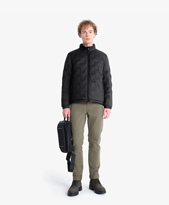 Erkek Siyah Su İtici Mont 4K1TM83516