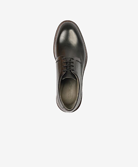 Erkek Siyah Hakiki Deri Klasik Ayakkabı