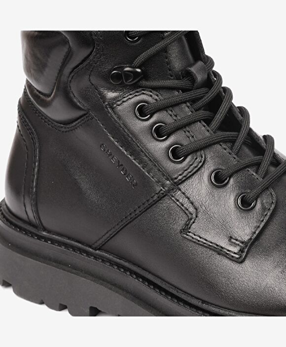 Erkek Siyah Hakiki Deri Günlük Bot