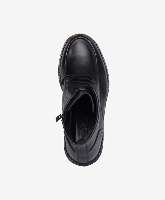 Erkek Siyah Hakiki Deri Günlük Bot