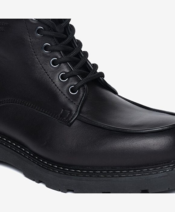 Erkek Siyah Hakiki Deri Günlük Bot