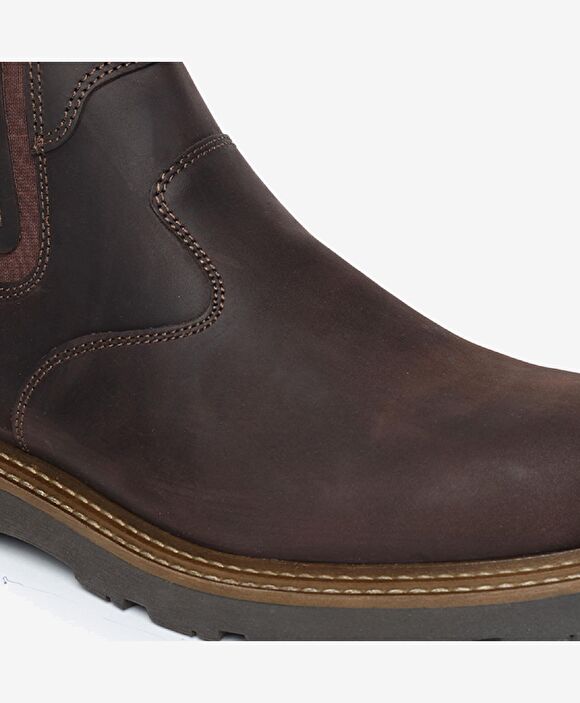 Erkek Kahverengi Hakiki Deri Chelsea Bot