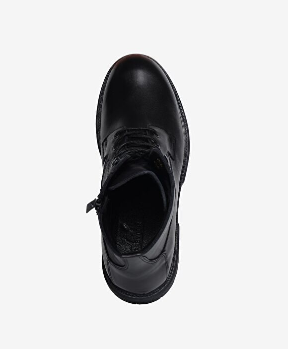 Erkek Siyah Hakiki Deri Günlük Bot