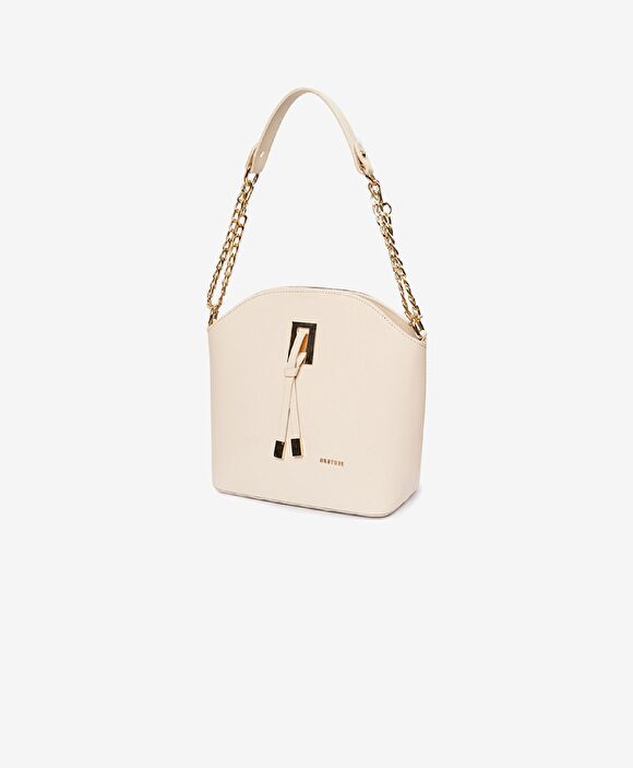 Kadın Siyah 3 Bölmeli Omuz Çantası