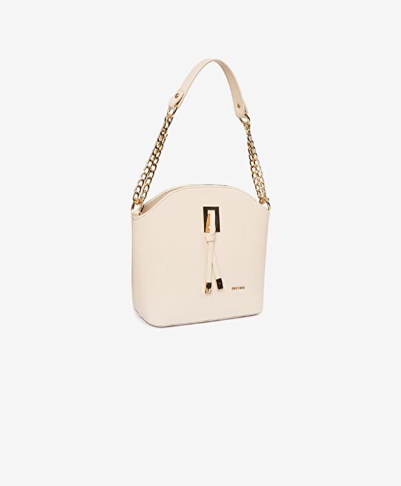 Kadın Siyah 3 Bölmeli Omuz Çantası