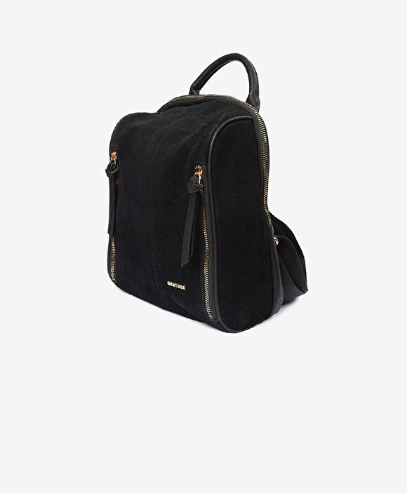 Kadın Siyah Tek Bölmeli Sırt Çantası