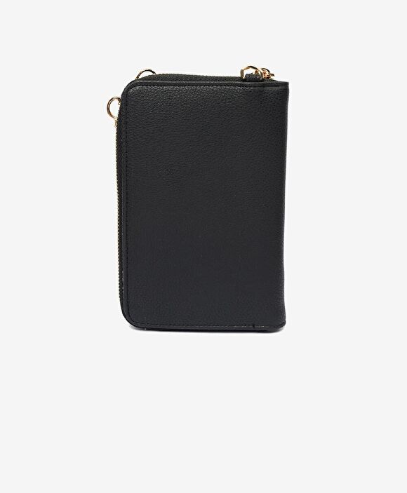 Kadın Siyah Mıknatıslı Çapraz Çanta