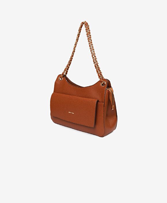 Kadın Taba Tek Bölmeli Omuz Çantası