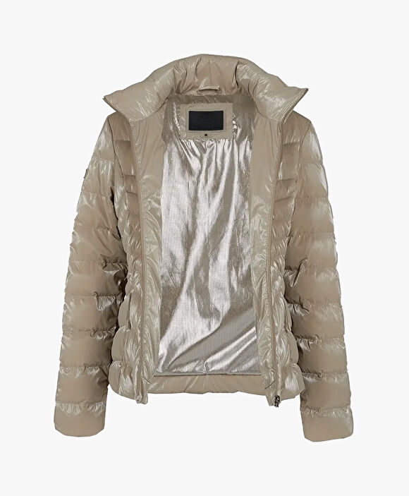 Kadın Bej Kaz Tüyü Su İtici Mont 4K2TM84000